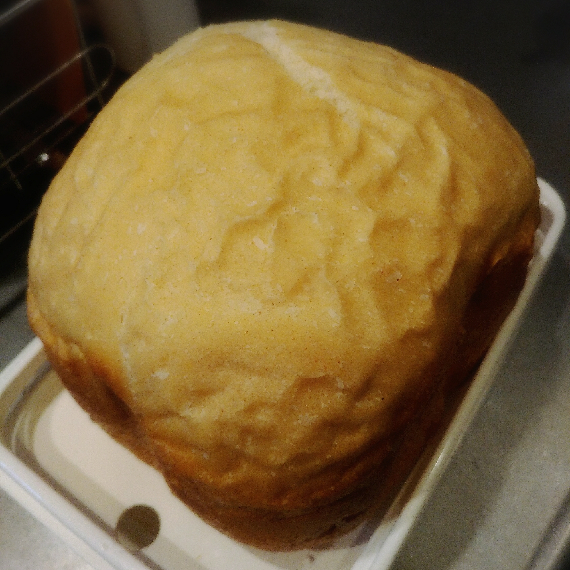 ホームベーカリーでほんのりきな粉の食パン