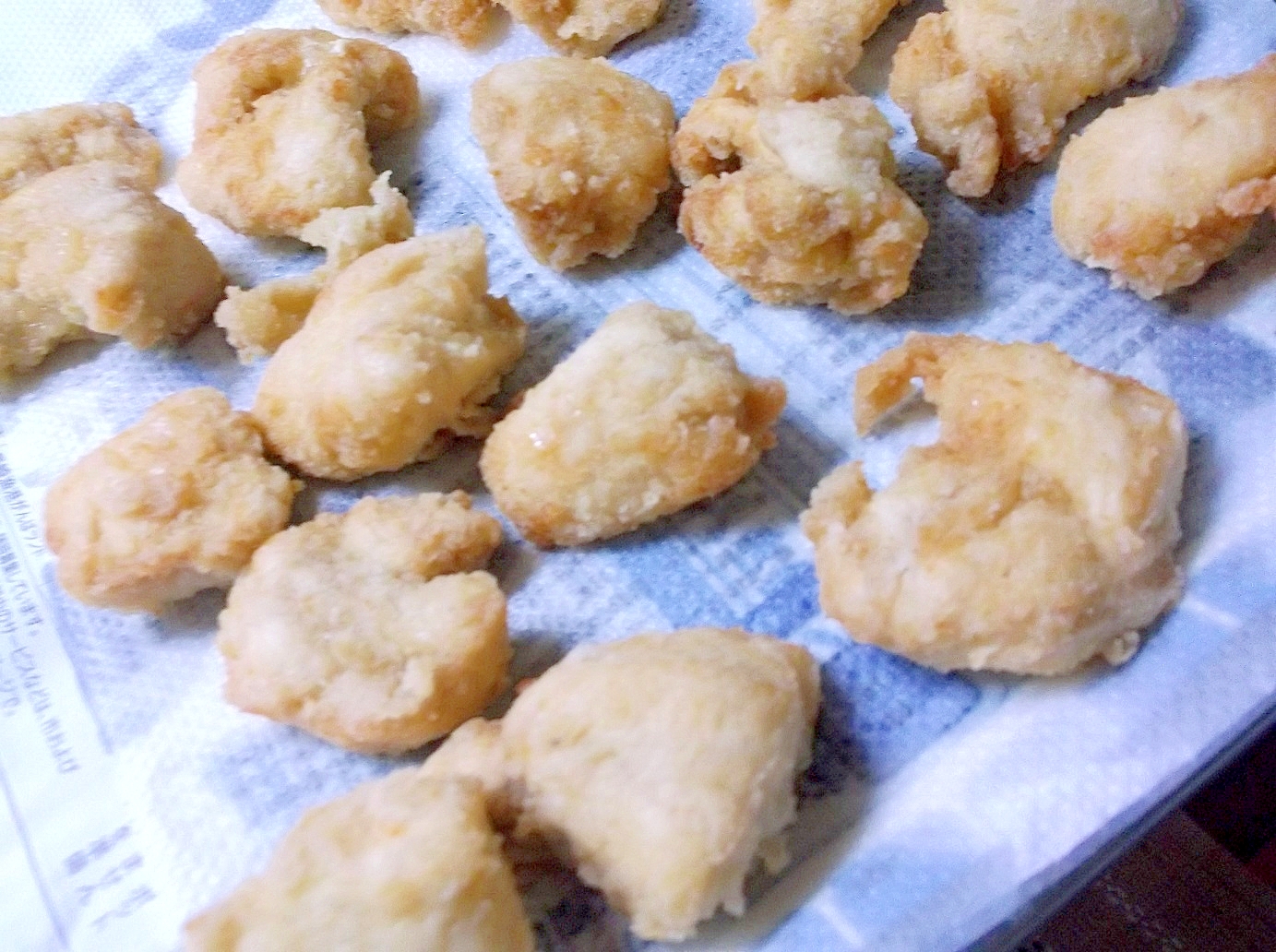 カレー風味の鳥胸肉のから揚げ