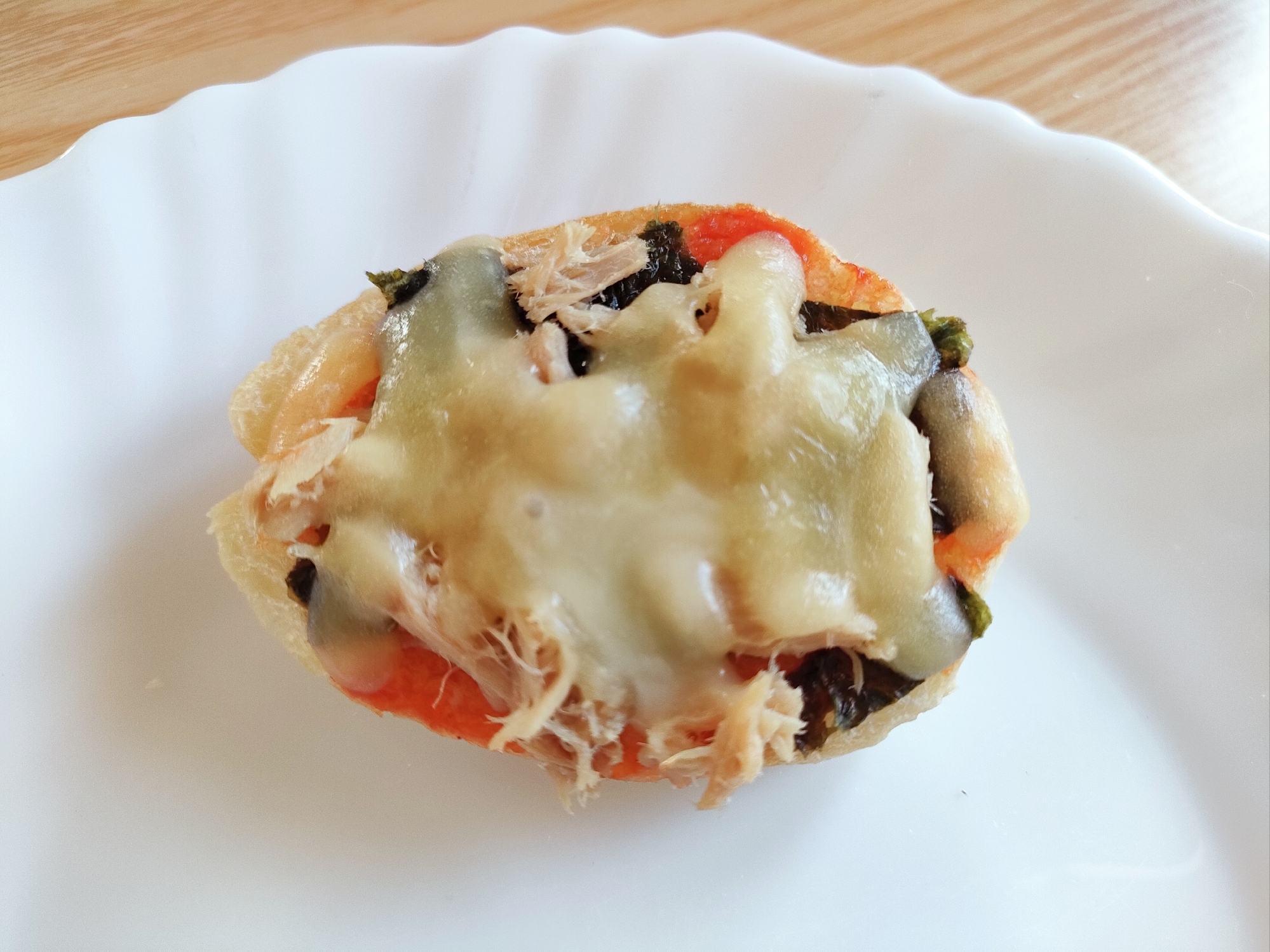 海苔とツナのピザトースト