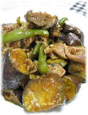 なすとピーマンと豚肉の味噌野菜炒め レシピ 作り方 By はなまる子 楽天レシピ