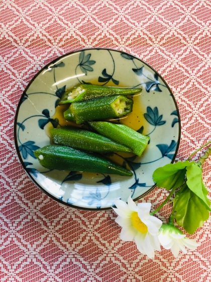 オクラ　おいしかったです。
ごちそうさまでした^ - ^☆