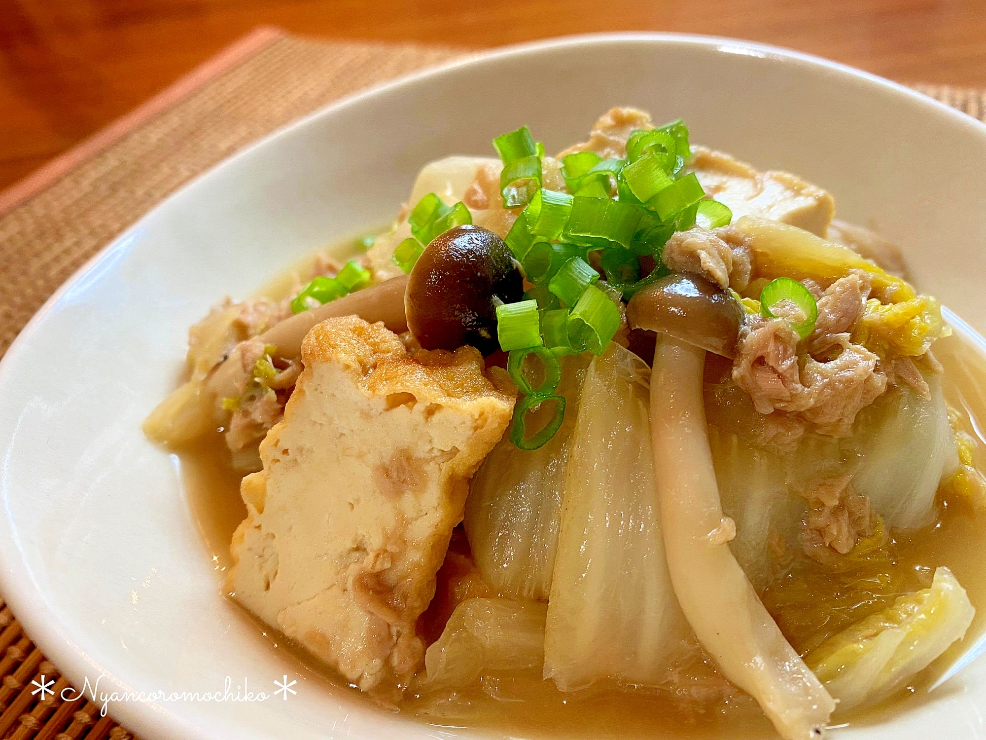 簡単♡白菜とツナのうま煮