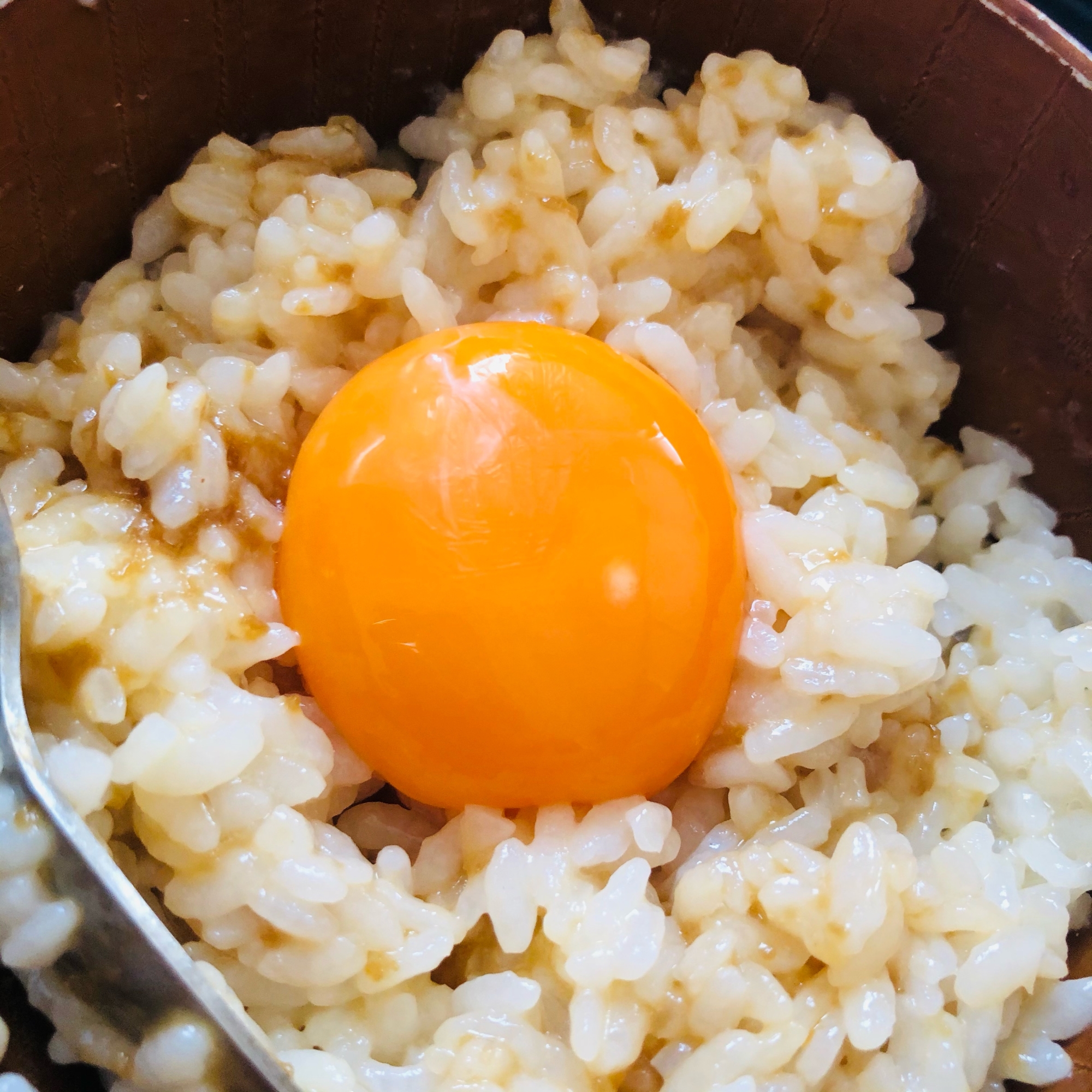 めんつゆバター卵かけご飯