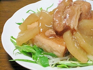 塩麹で簡単☆野菜タップリな豚バラ肉のトロトロ角煮