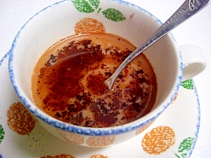 ココアパウダーでチョコ風味♡キャラメルコーヒー