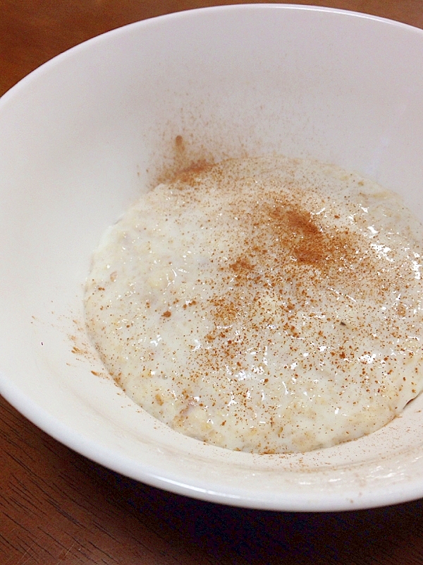 オートミールミルク粥 レシピ 作り方 By Tukuyo93 楽天レシピ