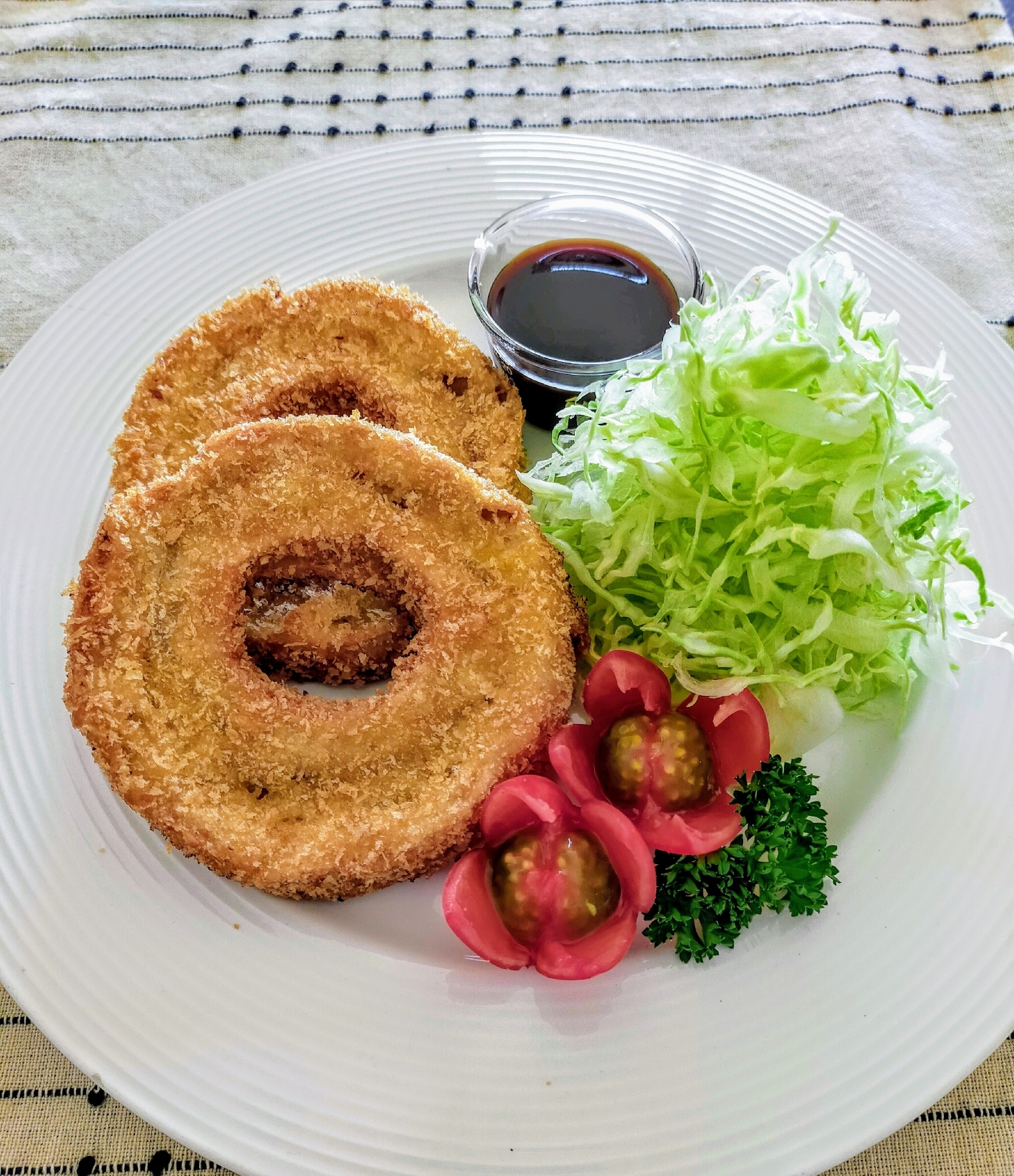 くるまふの味付けフライ