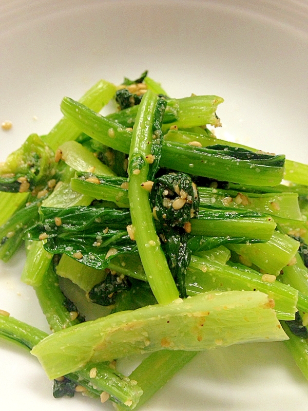 ほうれん草と小松菜の胡麻和え☆混ぜても美味しい☆