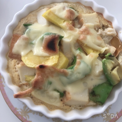 いつもと違った食感で美味しかったです♡ありがとうございました！ちなみに…アボカドや厚揚げは脂質がたっぷりなので、実はヘルシーではないそうです笑( ˊᵕˋ ;)