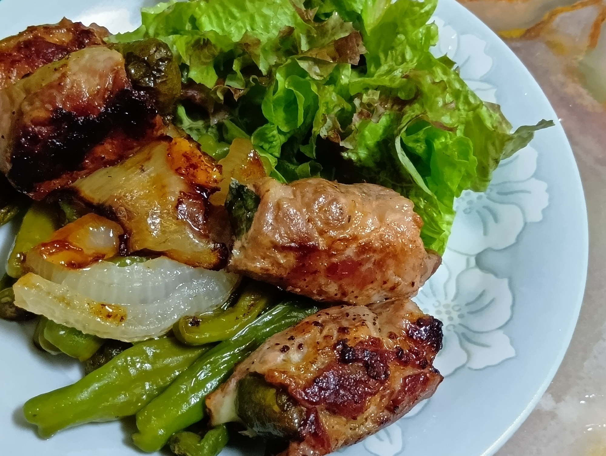 大葉 de 豚肉巻き ✩梅肉 ✩チーズ タルタル付