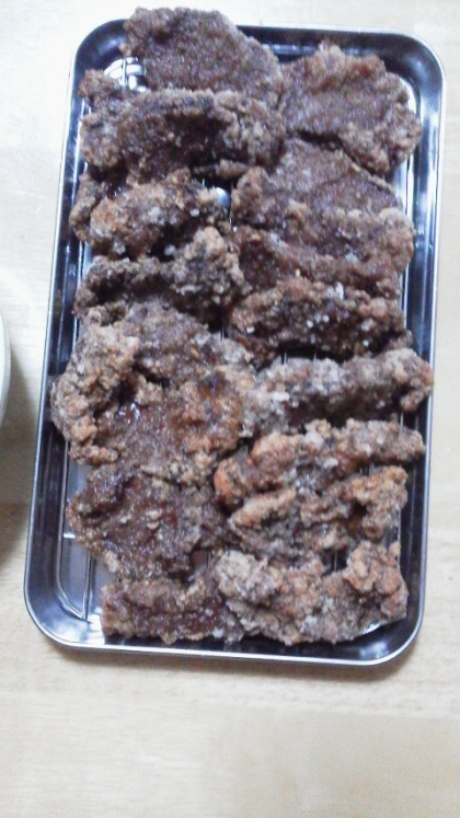 鹿肉の竜田揚げ