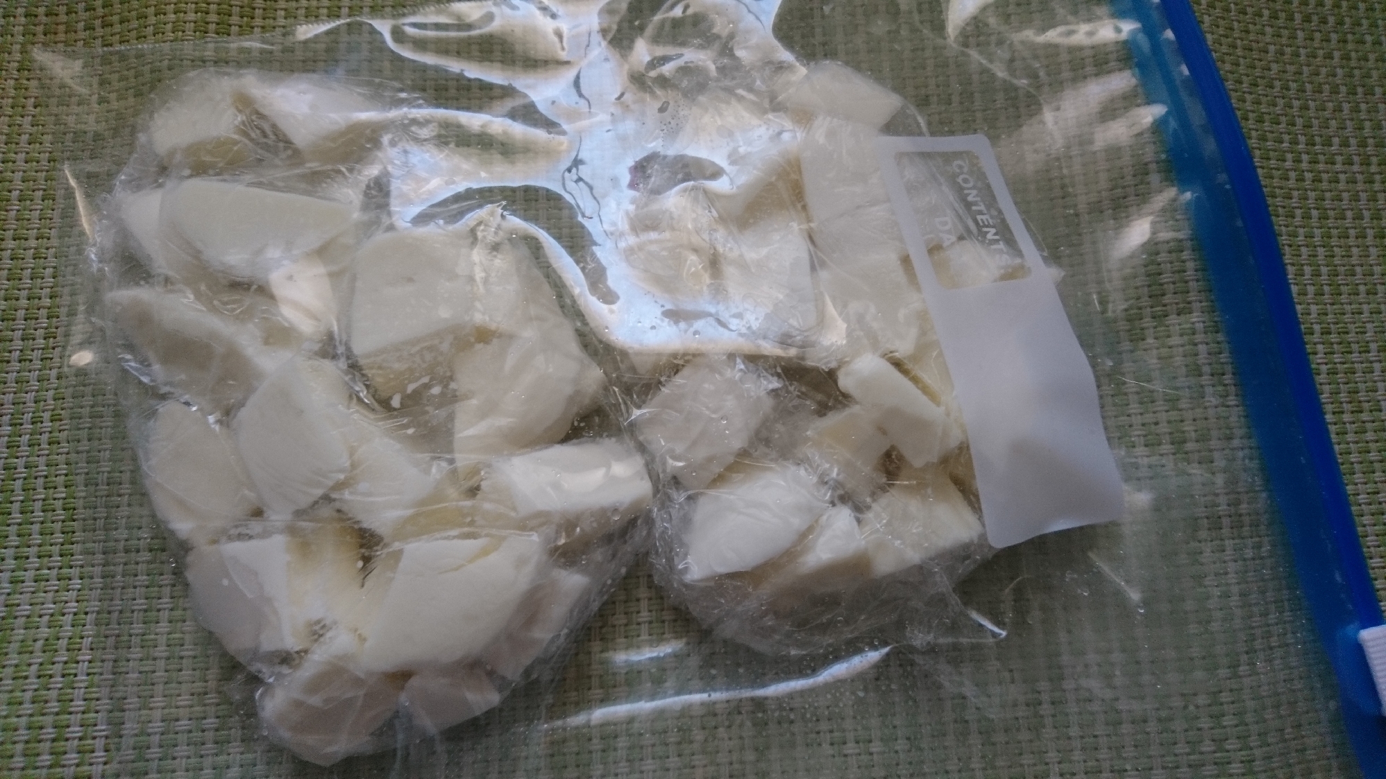 モッツァレラチーズの冷凍保存