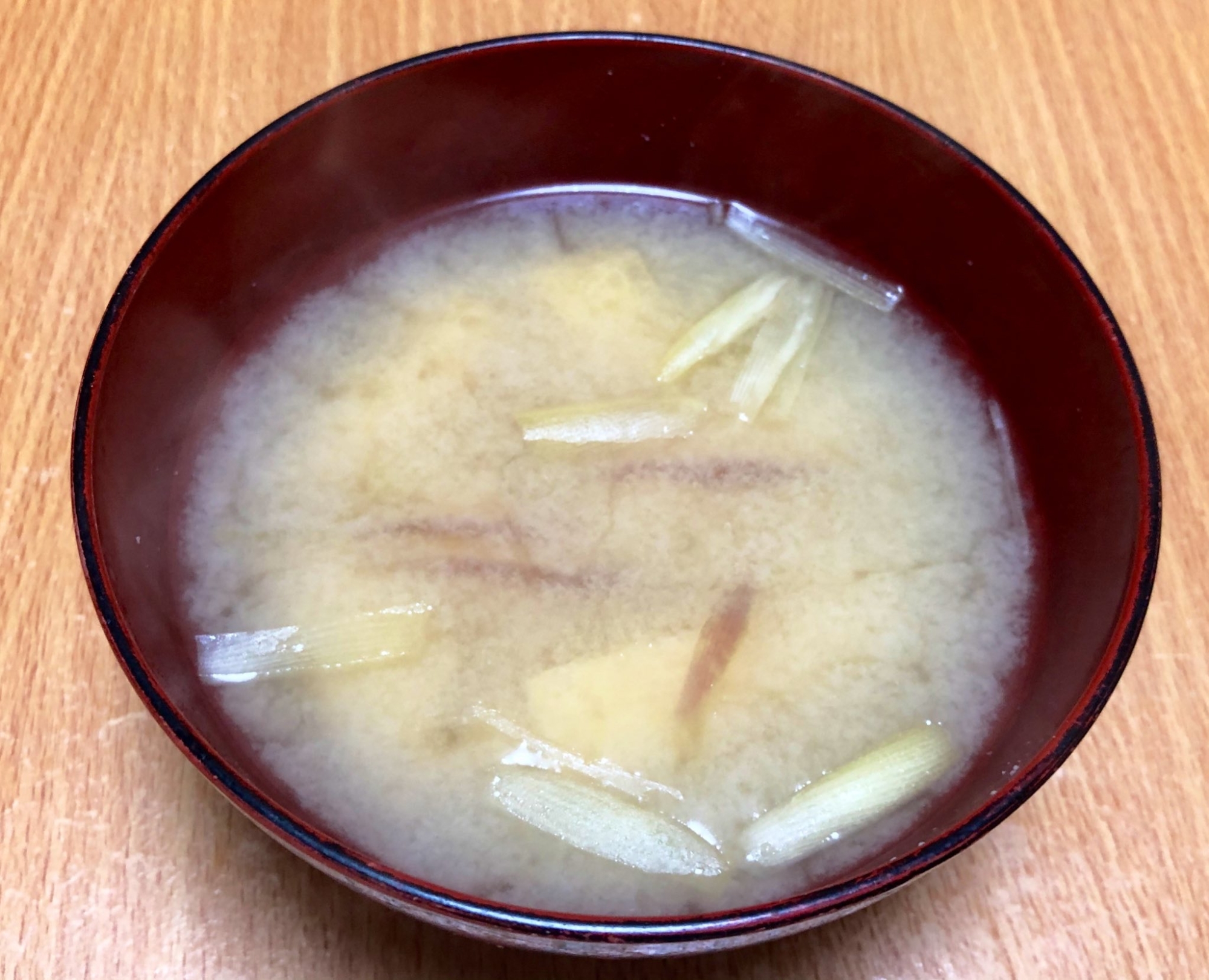 松山あげとみょうがのお味噌汁♪