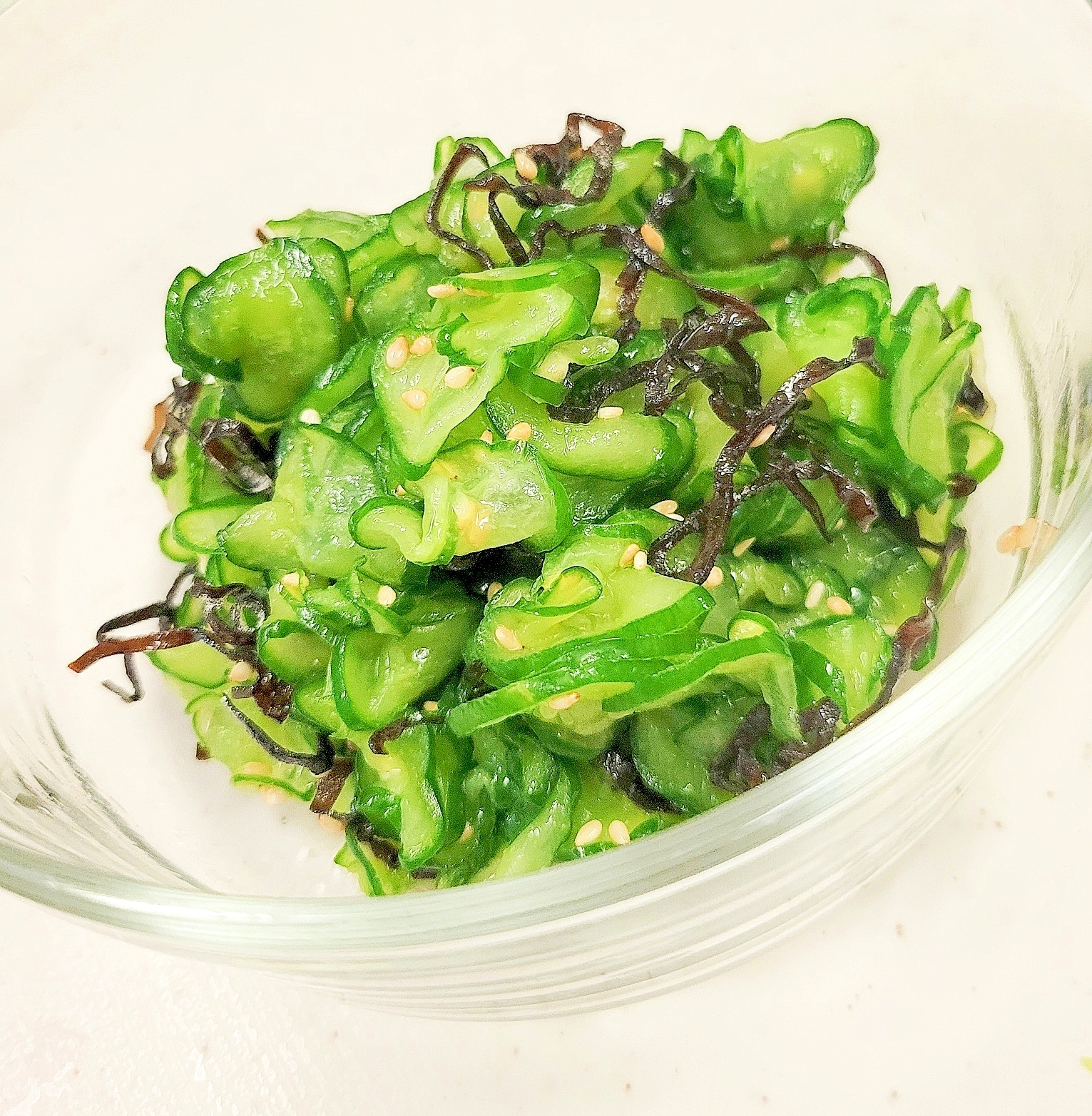 簡単(^^)冷凍キュウリdeキュウリの塩昆布和え♪