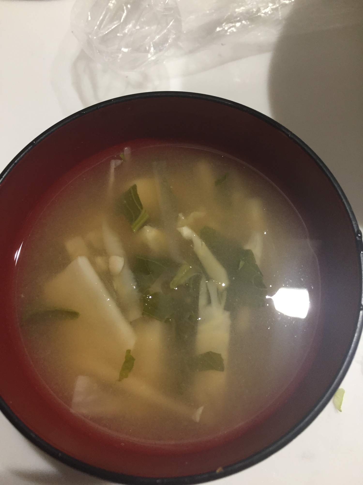 エコ味噌汁！野菜を最後まで！