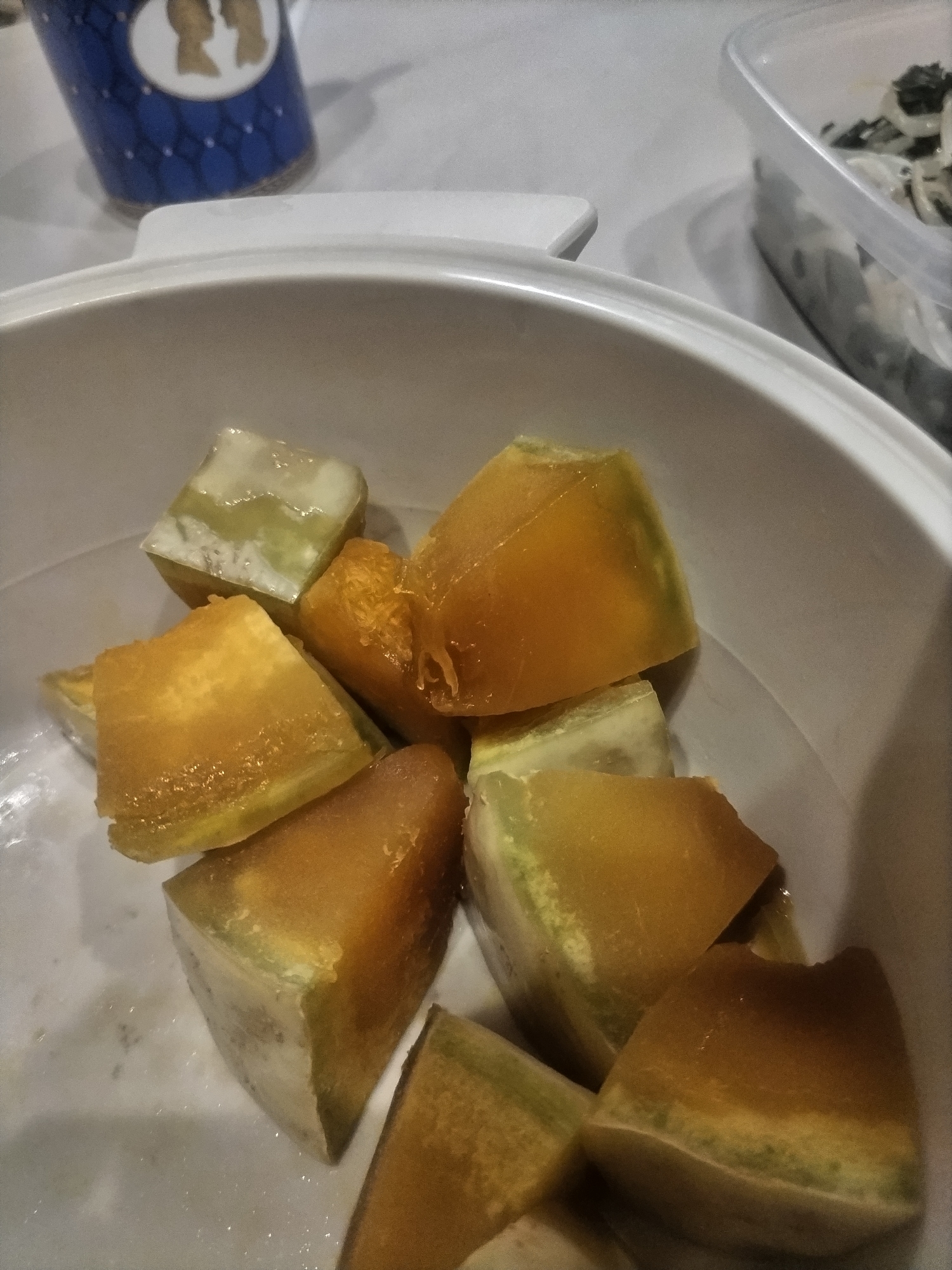 レンジだから楽！冷凍かぼちゃの煮物