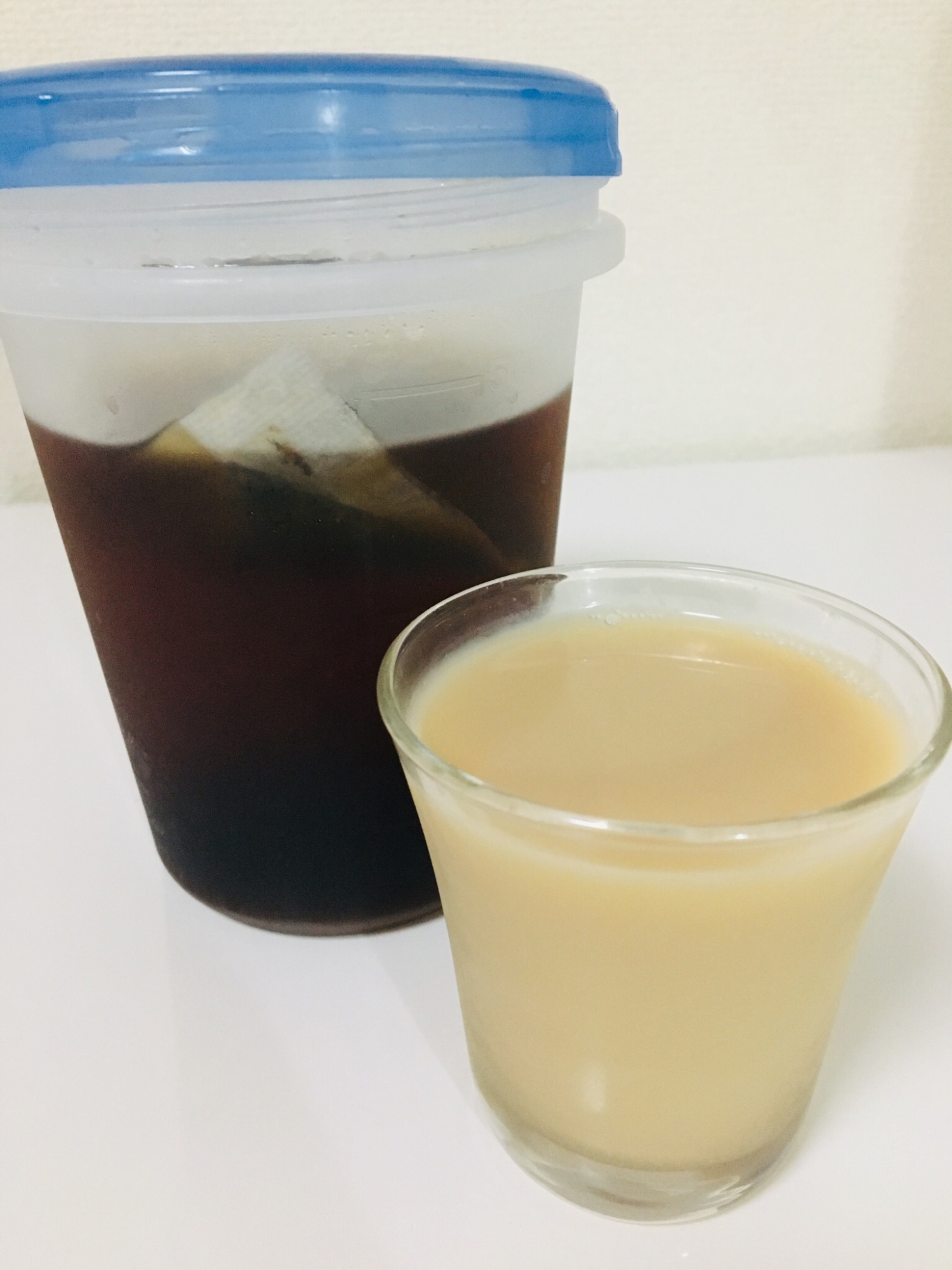 麦茶豆乳オレ レシピ 作り方 By Ponmamaれいな 楽天レシピ