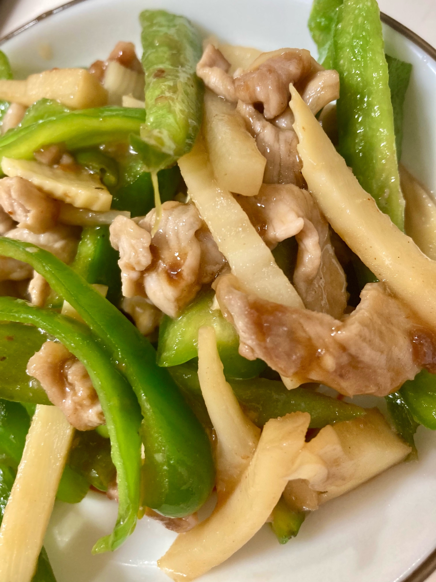 青椒肉絲、タケノコの季節に作りたい1品