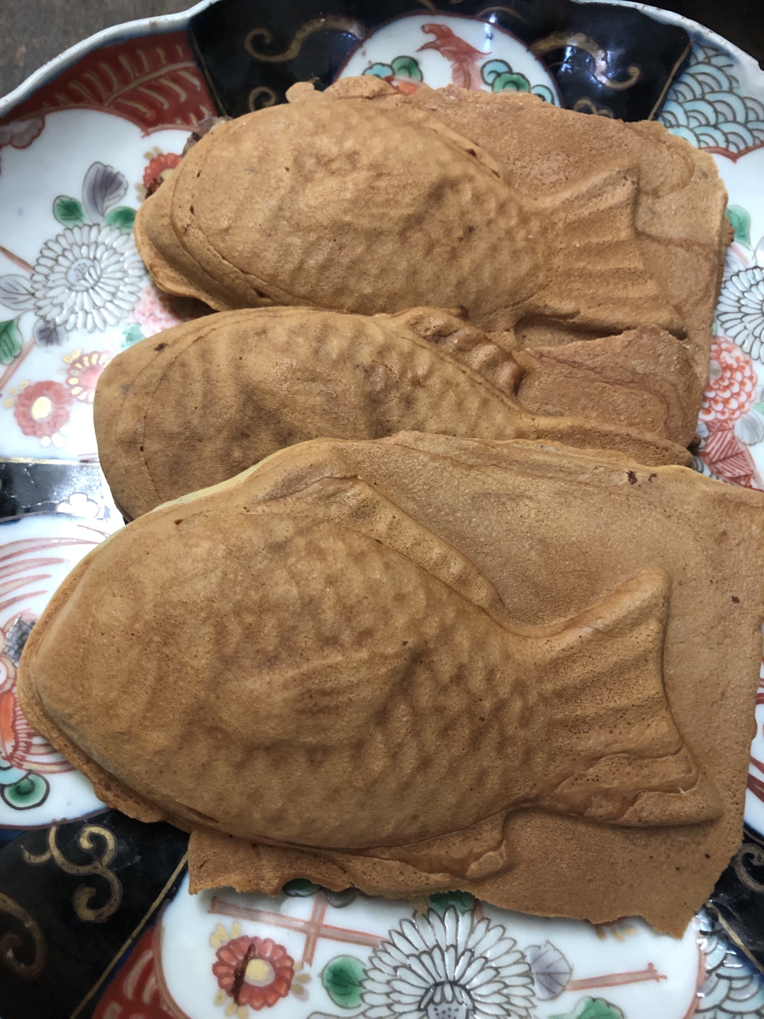 鉄鋳物たい焼き器で焼く♪鯛焼き