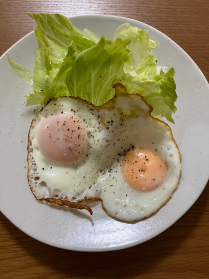 幼児食 バターと出汁の香りがほんのり♪ 目玉焼き