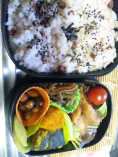 学生の野菜お弁当