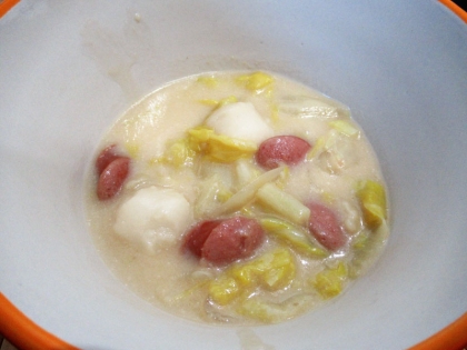里芋と白菜の和風シチュー