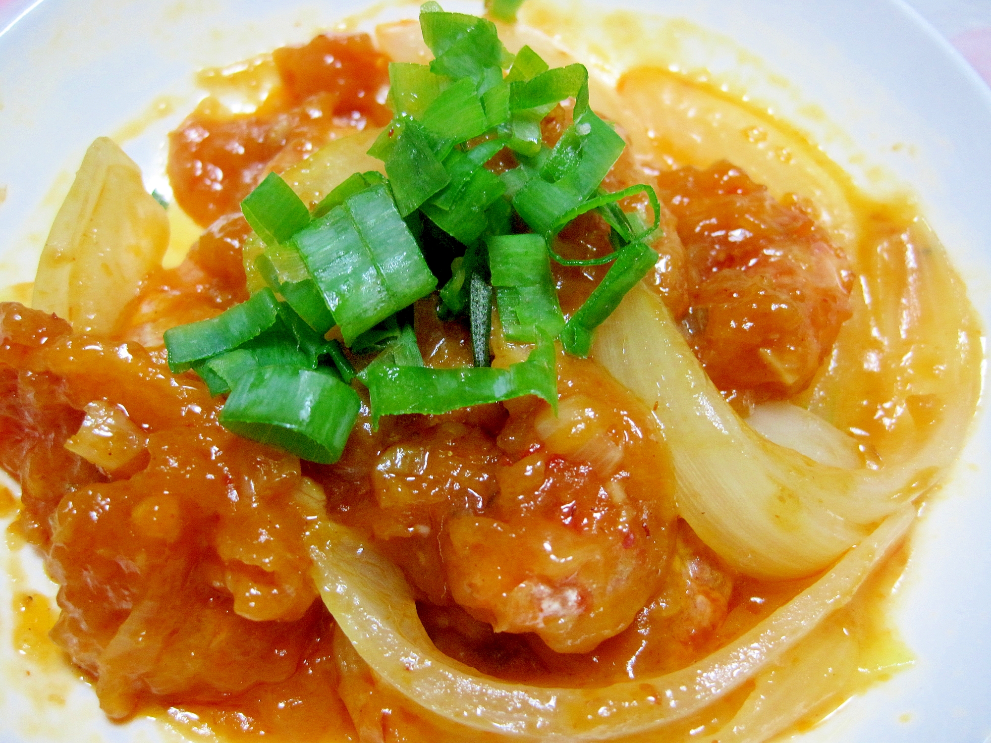 玉ねぎの甘みたっぷりエビチリ レシピ 作り方 By Yukkiy8 楽天レシピ 玉ねぎの甘みたっぷりエビチリ レシピ 作り方 By Yukkiy8 楽天レシピ