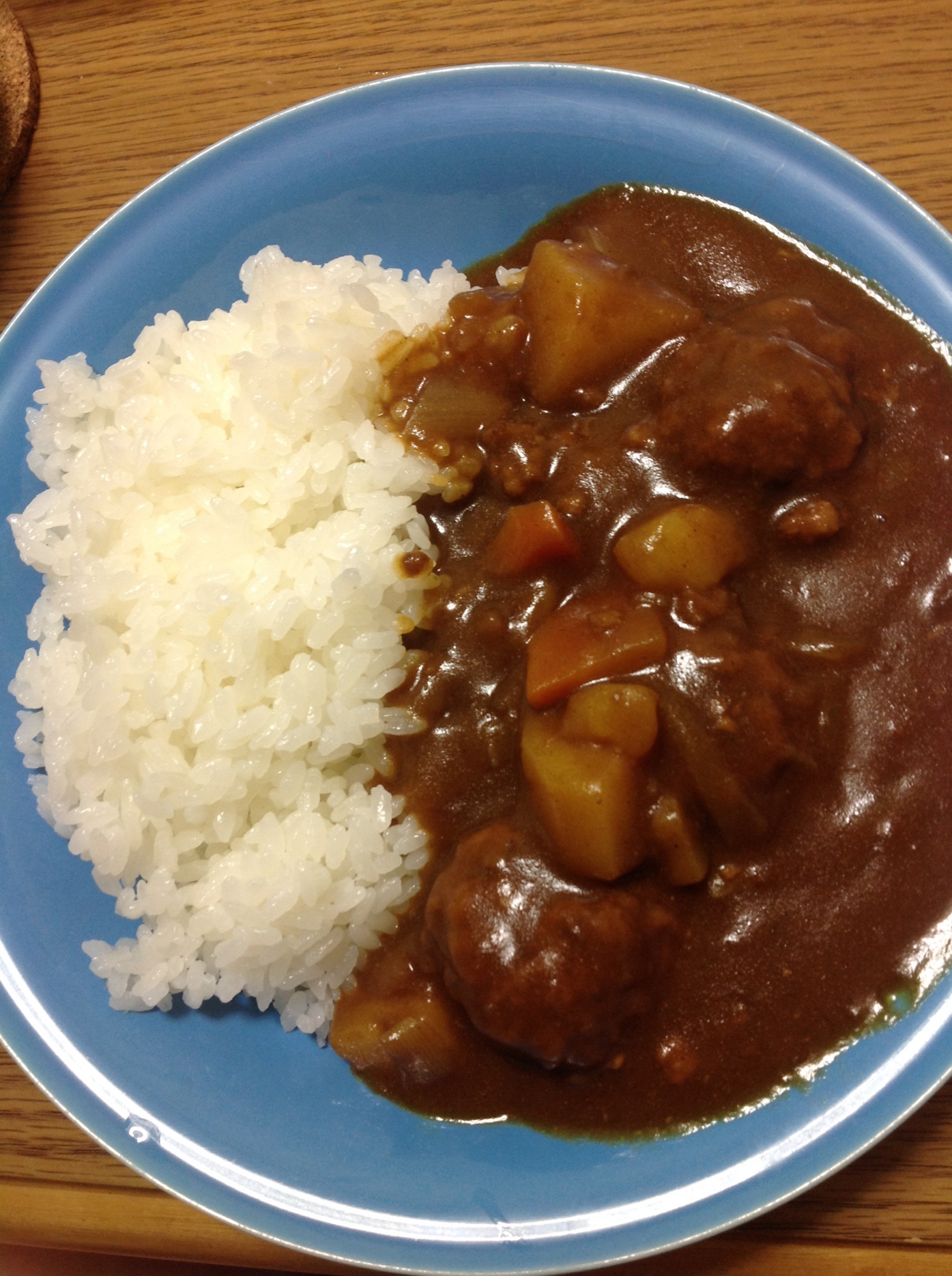 大人も子供も嬉しい⭐️ミートボールカレー