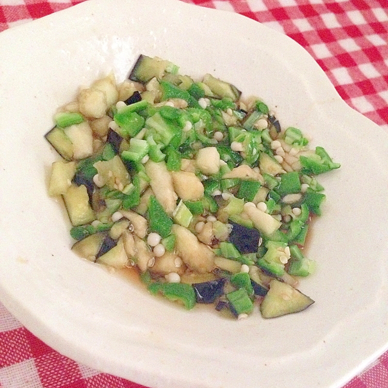 オクラと茄子のポン酢和え レシピ 作り方 By Thank You Good Bye 楽天レシピ