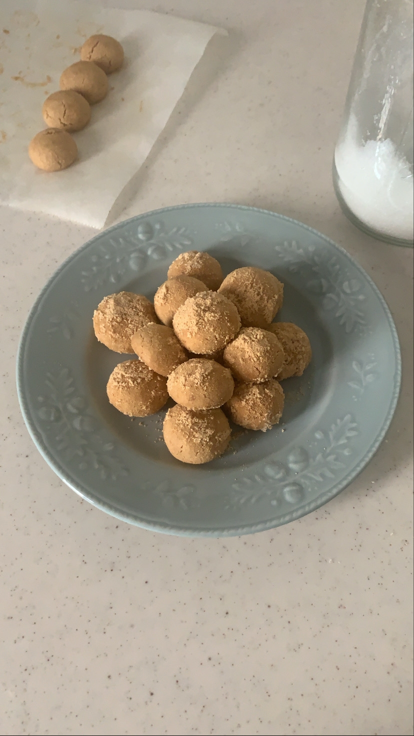 簡単 バター不要 材料4つ きな粉スノーボール レシピ 作り方 By Syokuisinochi 楽天レシピ 簡単 バター不要 材料4つ きな粉スノーボール レシピ 作り方 By Syokuisinochi 楽天レシピ