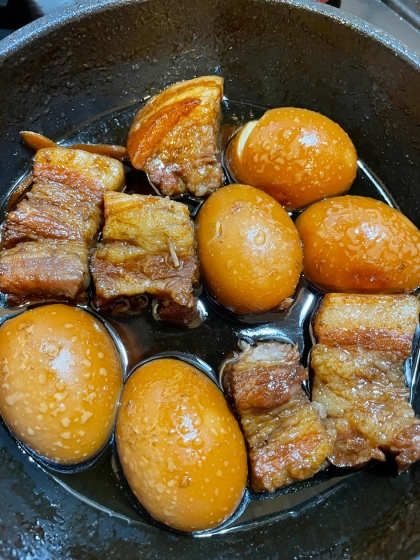 フライパンで簡単☆しっかり味の豚の角煮