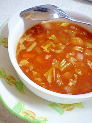 ケチャップで なんちゃってミネストローネ レシピ 作り方 By ぺるく ろ 楽天レシピ