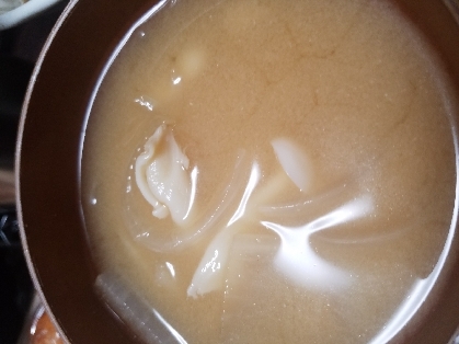 ブナピー・大根・たまねぎの味噌汁