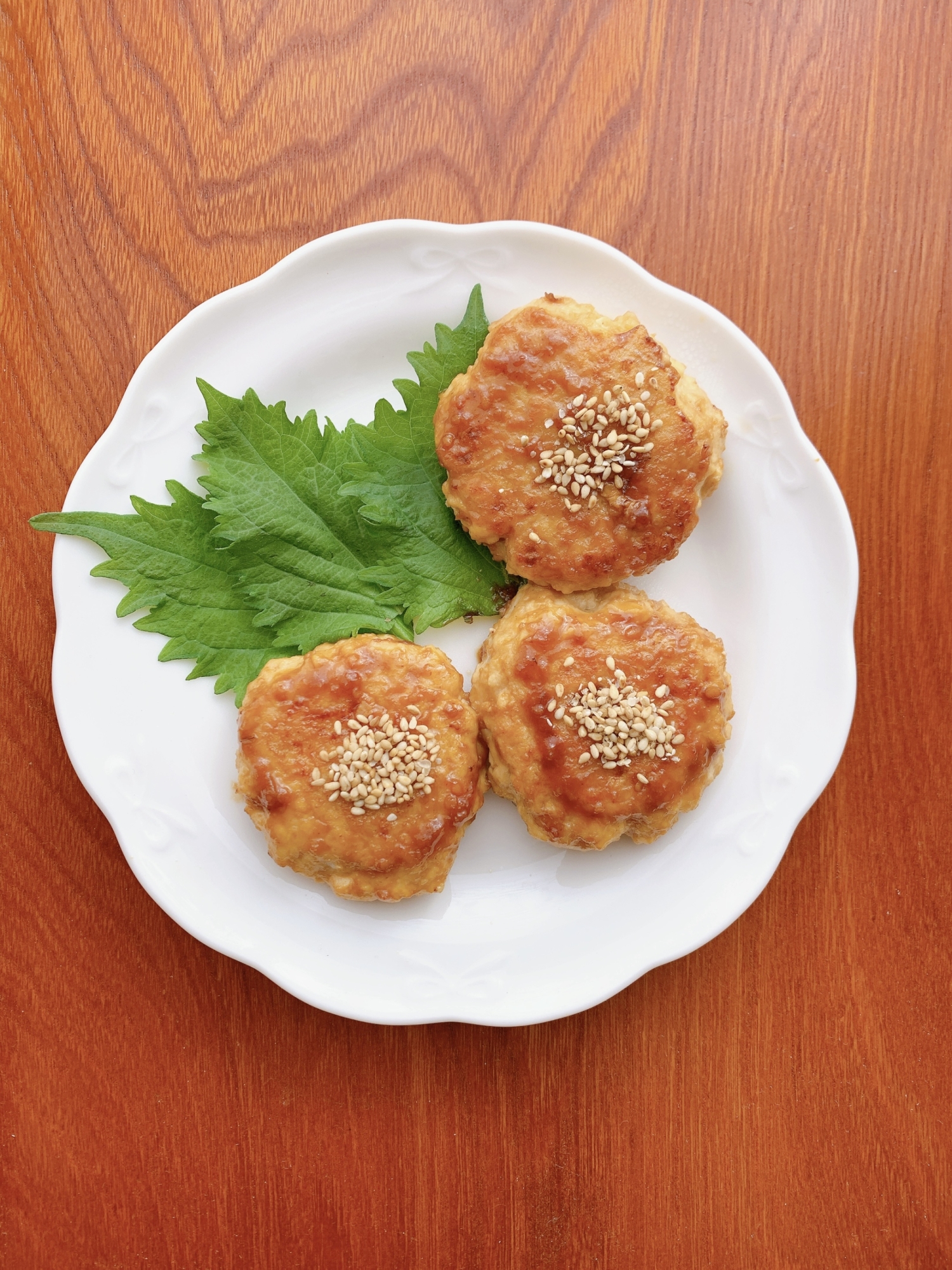 甘辛味噌の豆腐鶏つくね