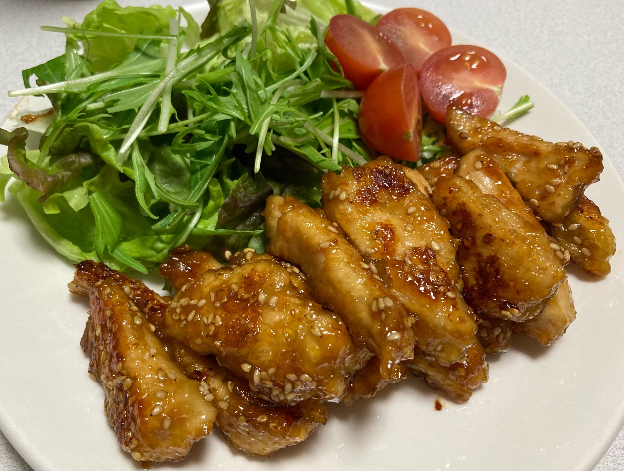 鶏むね肉で☆ごはん進む甘辛チキン