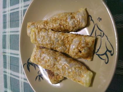 ちょっと焦げちゃったけど(＞_＜)
香ばし美味しい～♪
簡単すぎ(人´∀｀)
