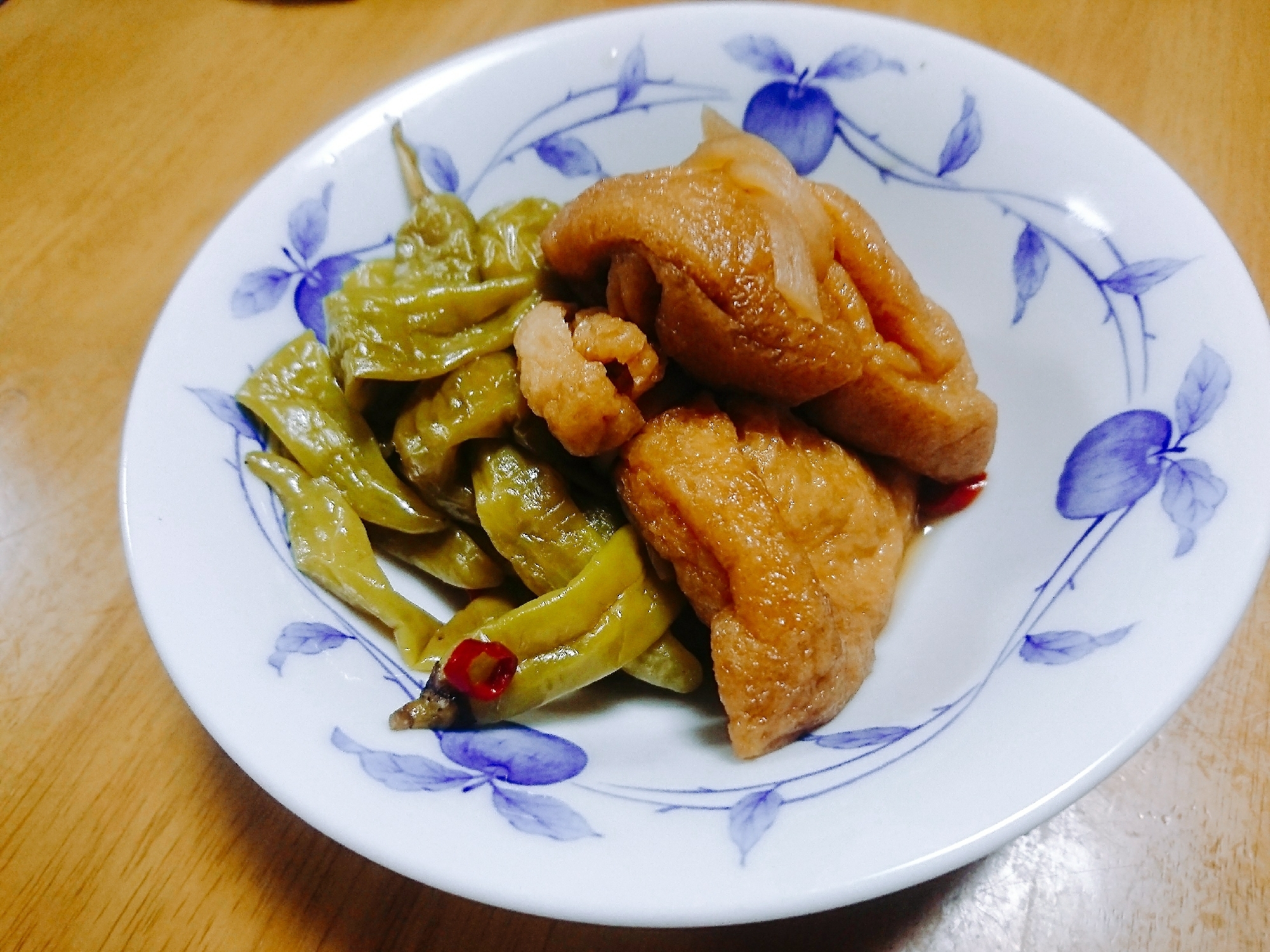 ししとう と巾着の唐辛子の煮物 レシピ 作り方 By たねがしま 楽天レシピ