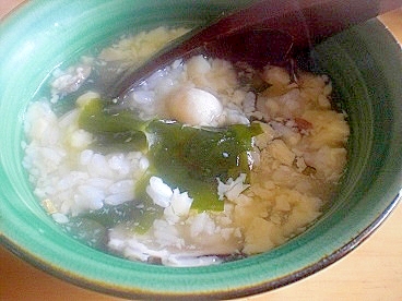 市販品で簡単に 茶碗蒸し雑炊 レシピ 作り方 By ひろりん1106 楽天レシピ