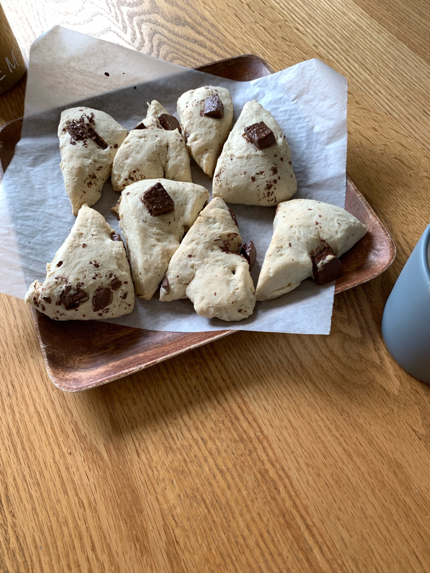 簡単　チョコスコーン