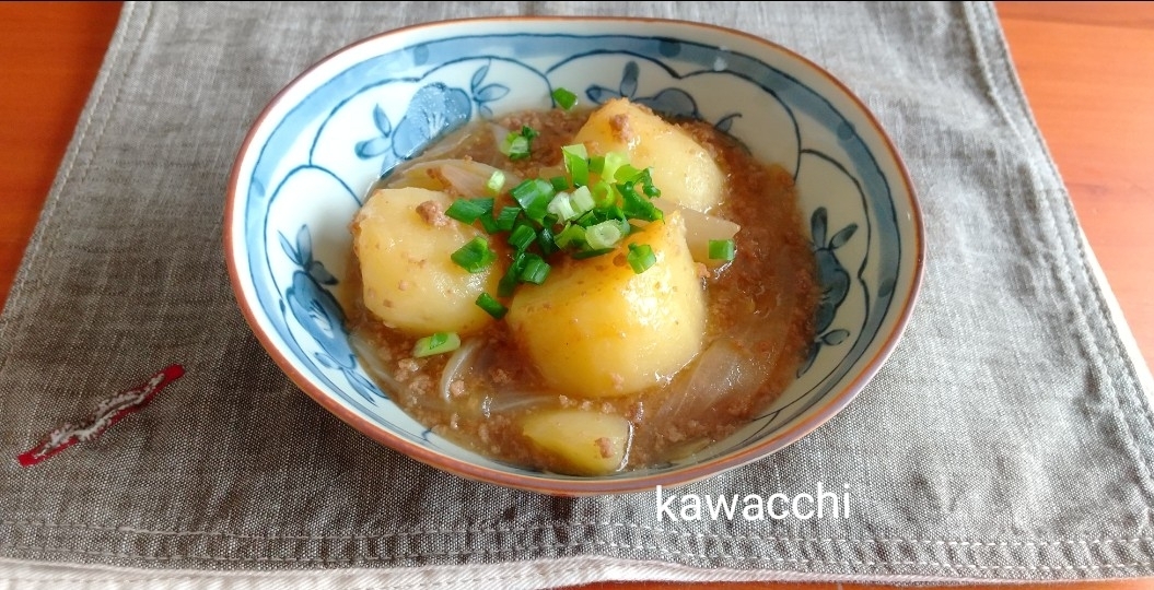 簡単美味しい♡挽き肉の肉じゃが