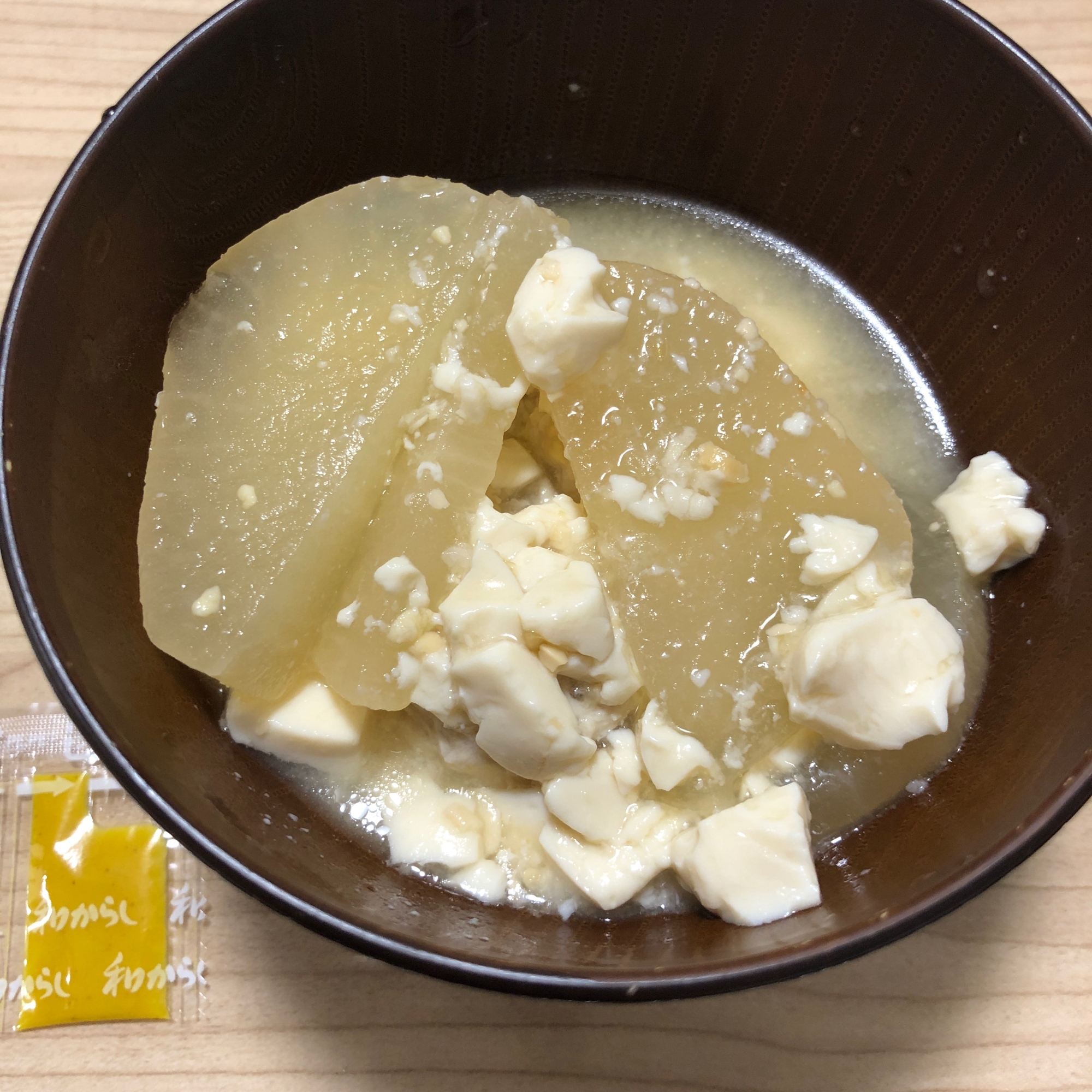 大根とお豆腐の煮物