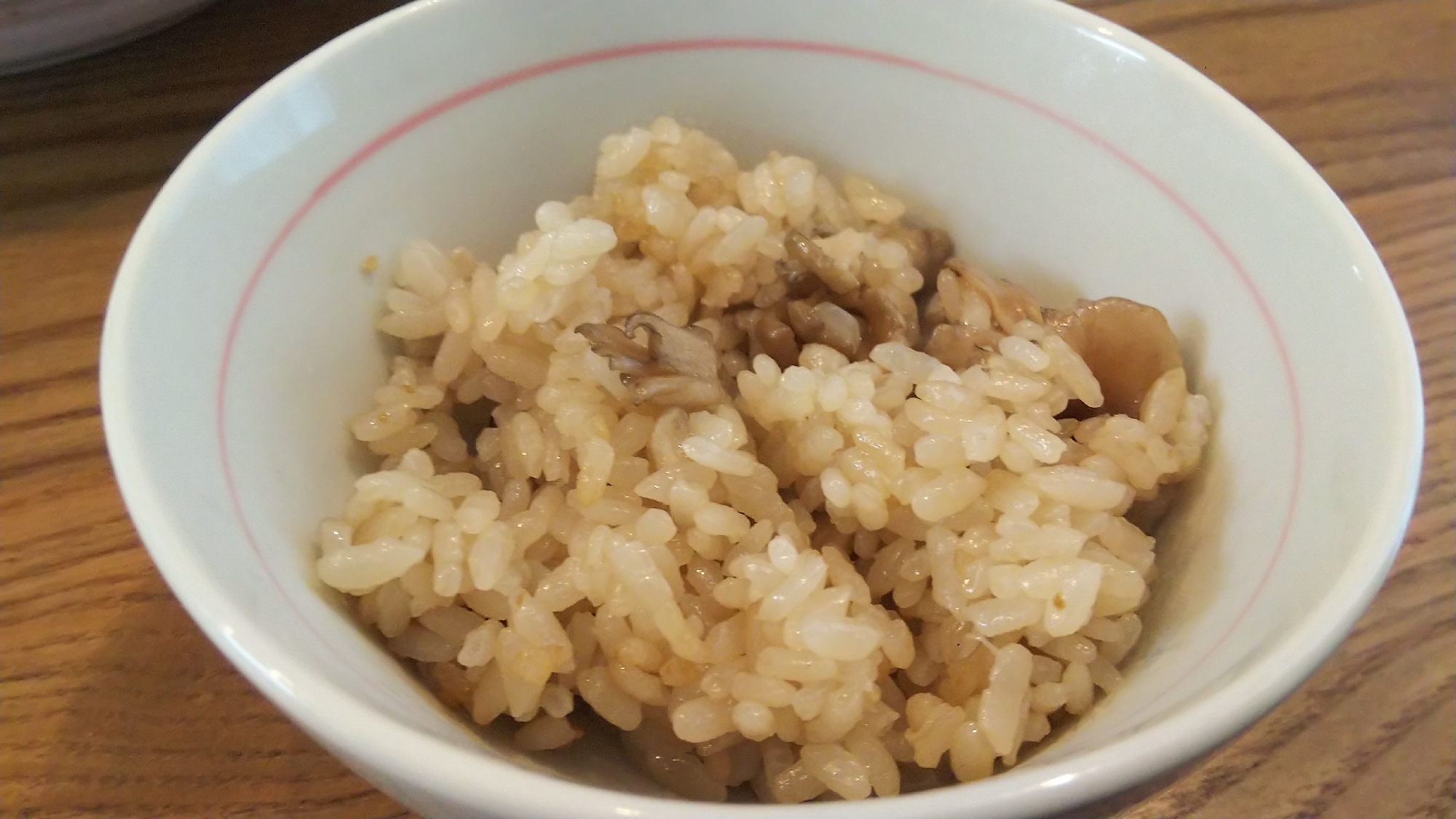 舞茸香る炊き込みご飯