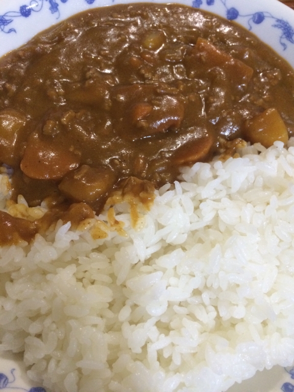 生クリームたっぷりカレー(❁・∀・❁)