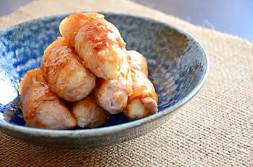 生姜風味の肉巻きマッシュポテト