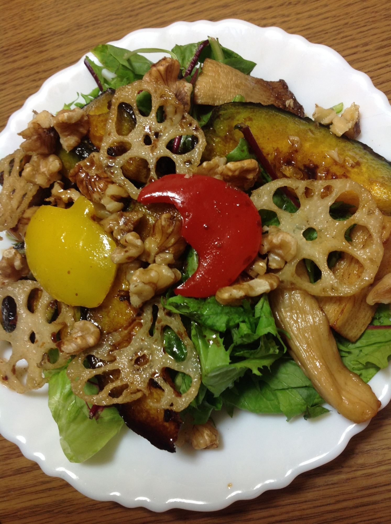 秋のサラダ バルサミコドレッシング レシピ 作り方 By あぽちょふ 楽天レシピ 秋のサラダ バルサミコドレッシング レシピ 作り方 By あぽちょふ 楽天レシピ