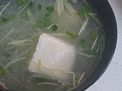 中華豆腐スープ