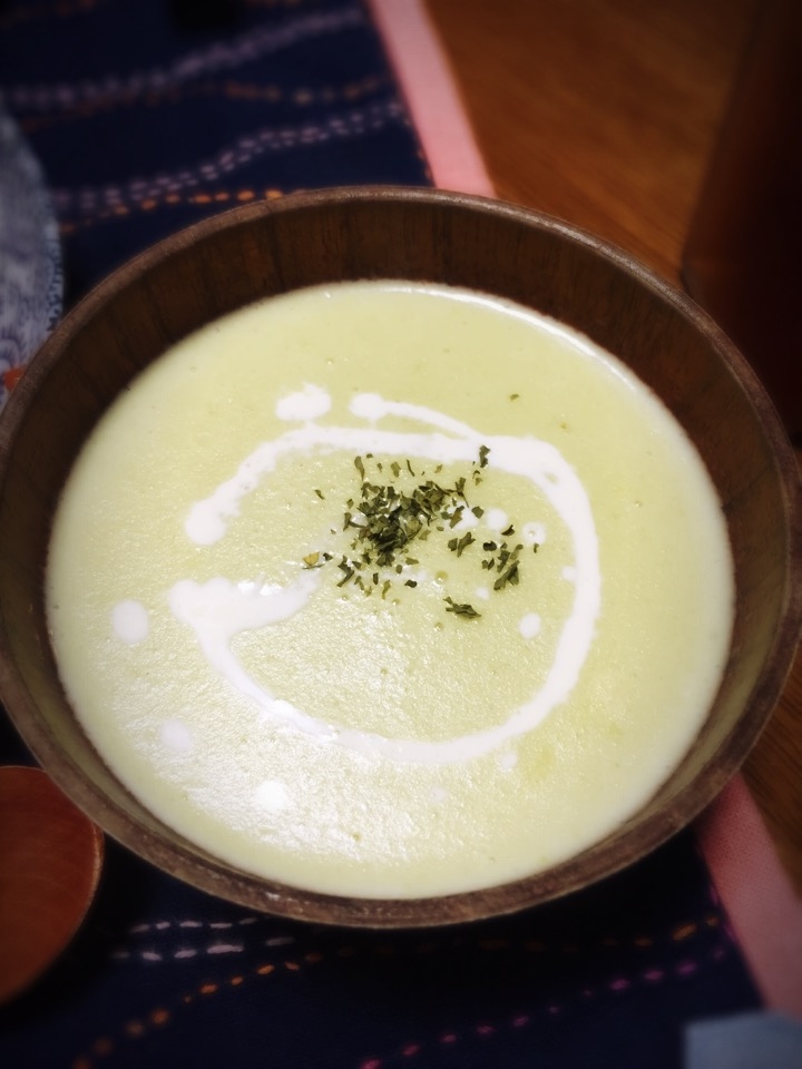 *そら豆のポタージュ*