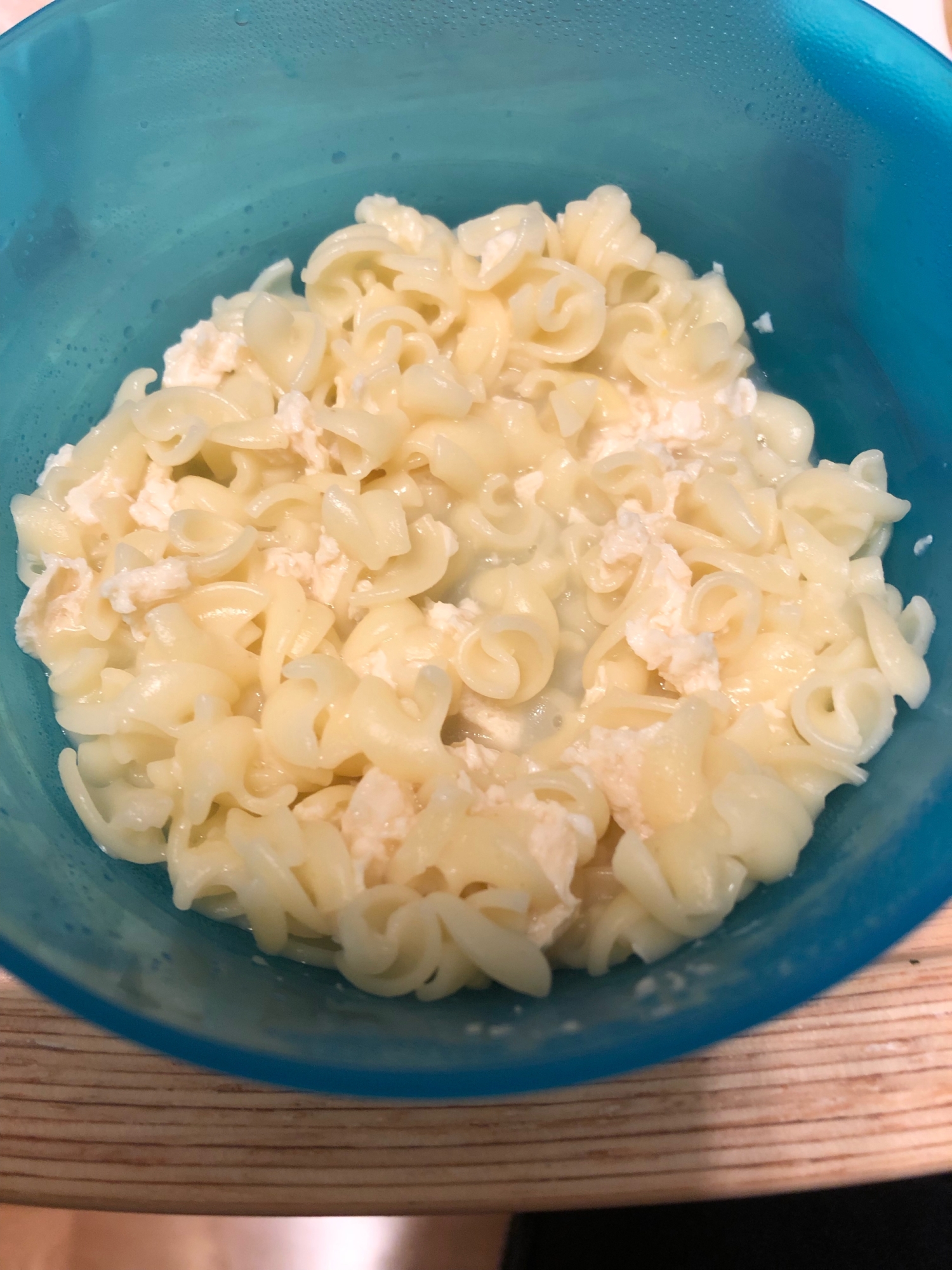 【離乳食完了期】豆腐チーズマカロニ