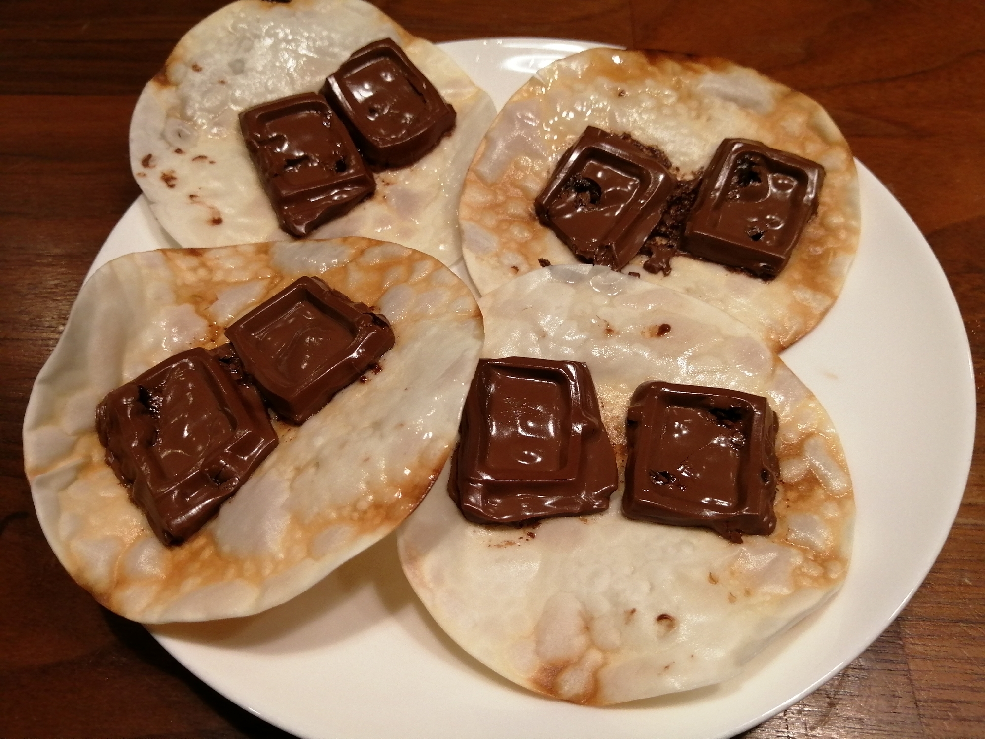 餃子の皮で！チョコおやつ