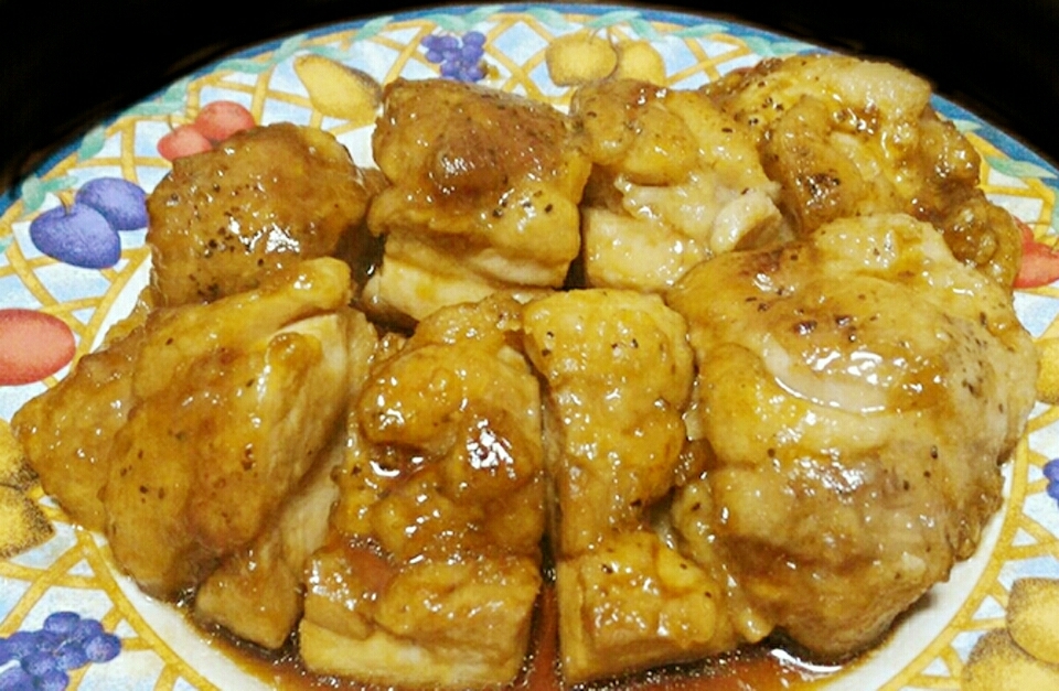 簡単 甘くて柔らかい 照り焼きチキン レシピ 作り方 By あやっくま3736 楽天レシピ